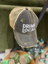 Drink Local Vintage Snapback Hat