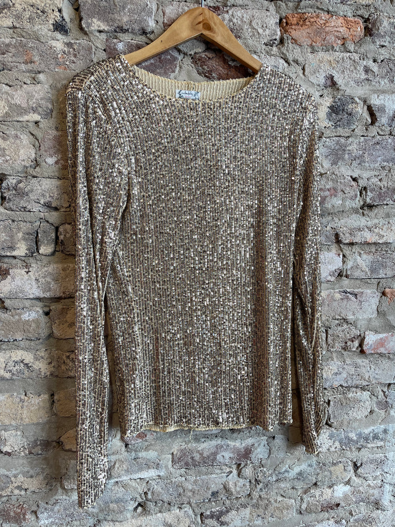 Gold Rush Sequin Long Sleeve