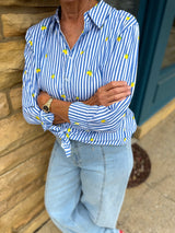 Lolita Shirt in Blue Lemon