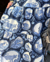 Woodstock Blue Medallion Skirt