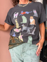 Cats SS Tee Vintage Black