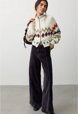 Libre Cord Wide-Leg Jean