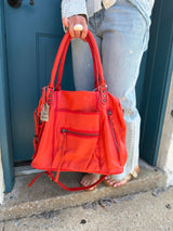 WTF Emerson Tote Rusty Red