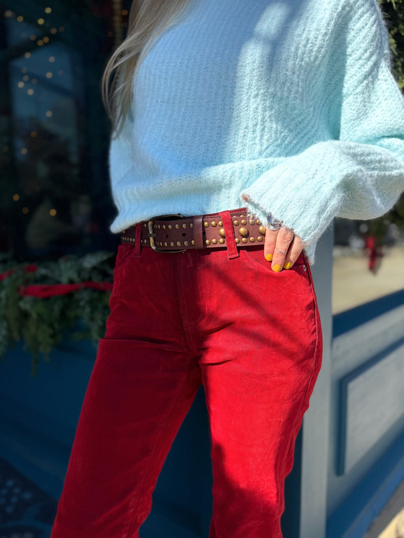 Dear John Jaxtyn Pant in Cherry Red