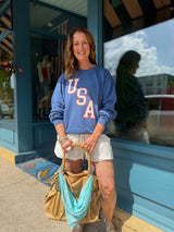Z Supply Americana Boyfriend Sweatshirt
