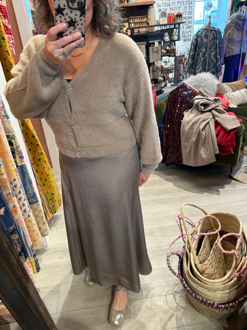 Z Supply Northpoint MIDI Skirt Moonlight