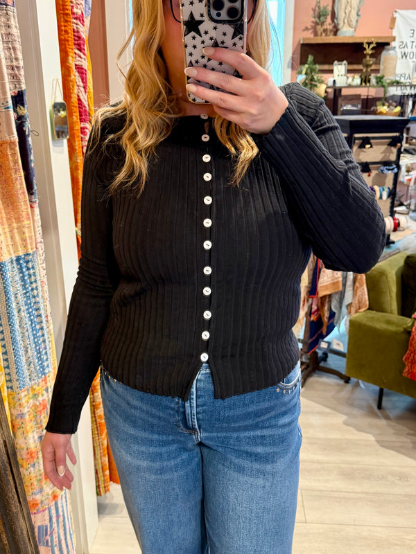 Free People Tilly Long Sleeve in Black