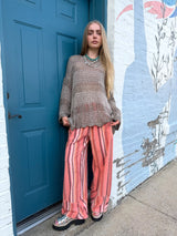 Days End Stripe Linen Pant