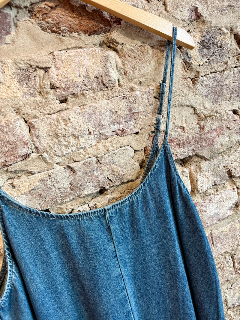 By Together Denim Tank Midi Dress