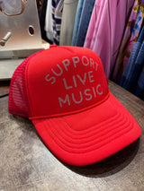 Support Live Music Trucker Hat