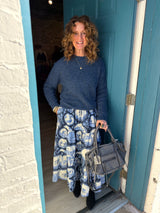 Woodstock Blue Medallion Skirt