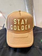 STAY GOLDEN TRUCKER HAT