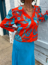 Briton Court Esther Top Strawberry Waves