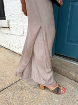 Free Taupe Flowy Pant