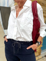 Porter Button Down White