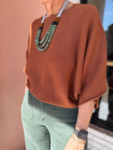 MILIO MILANO BATWING KNIT TOP