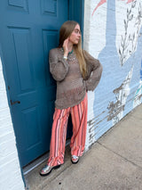 Days End Stripe Linen Pant