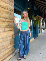 Days End Stripe Linen Pant