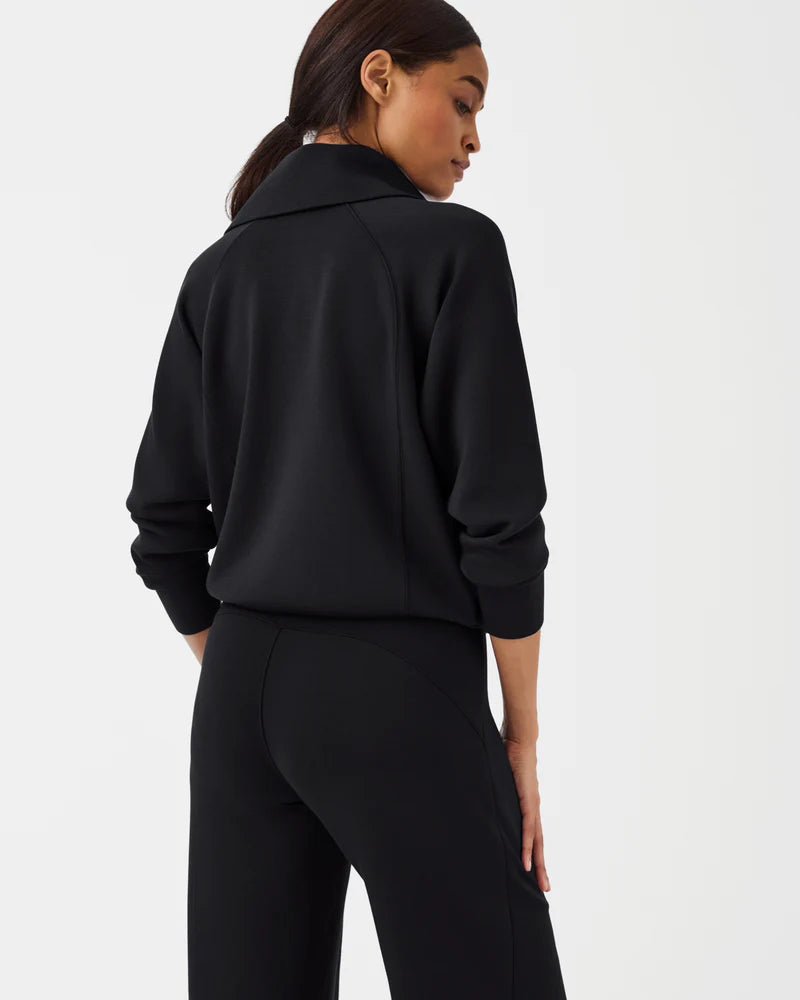 Spanx Air Essentials Half Zip: Red, Navy, Black