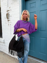 MILIO MILANO BATWING KNIT TOP