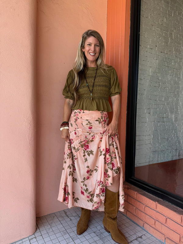 Free People Rowan Maxi Skirt