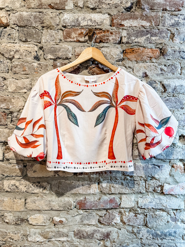 Ciebon Rio Puff Sleeve Top
