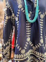 Broderie Swing Shirt Dress