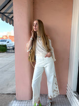 Audrey Bayadera Lace Cropped
