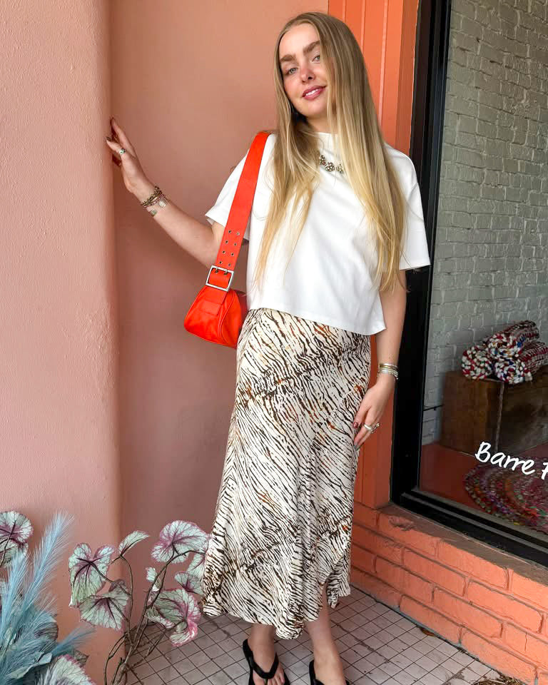 Elan Neutral Sahara Skirt