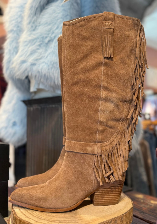 Free People Faith Fringe Western Boot