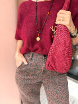 Sanriku Sweater in Bordeaux