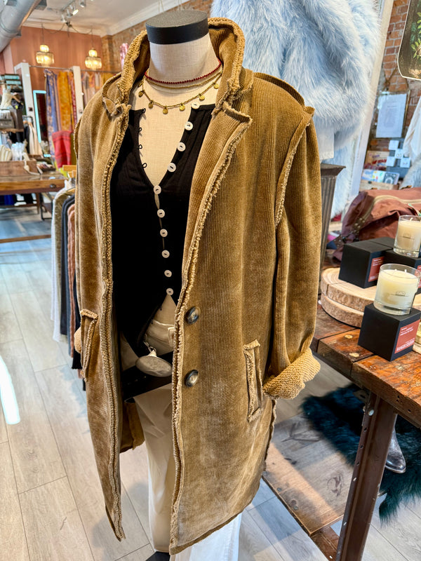 Milio Milano Corduroy Car Coat