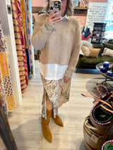 Wooden Ships Maui Crew Sweater in Khaki