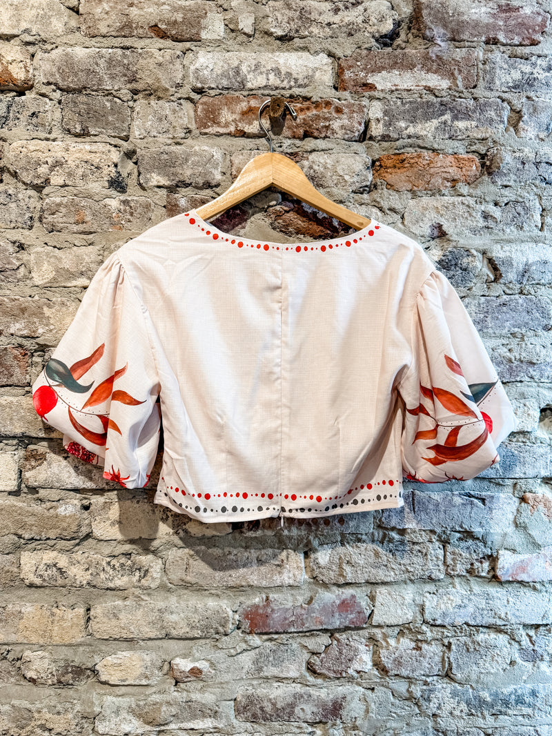 Ciebon Rio Puff Sleeve Top