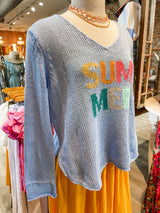 Summer V Neck Sweater