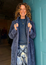 Stand Collar Cord Car Coat