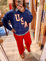 Z Supply Americana Boyfriend Sweatshirt