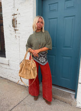 Libre Cord Wide-Leg Jean
