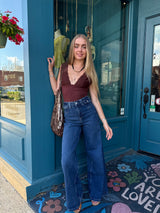 Free People Kellee High Rise Palazzo