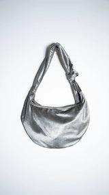 Silver Lux Shoulder Hobo