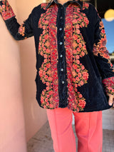 Free People One Night Velvet Top