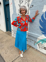 Briton Court Esther Top Strawberry Waves
