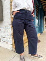 Sabrina Curved Utility Pants in Nautical