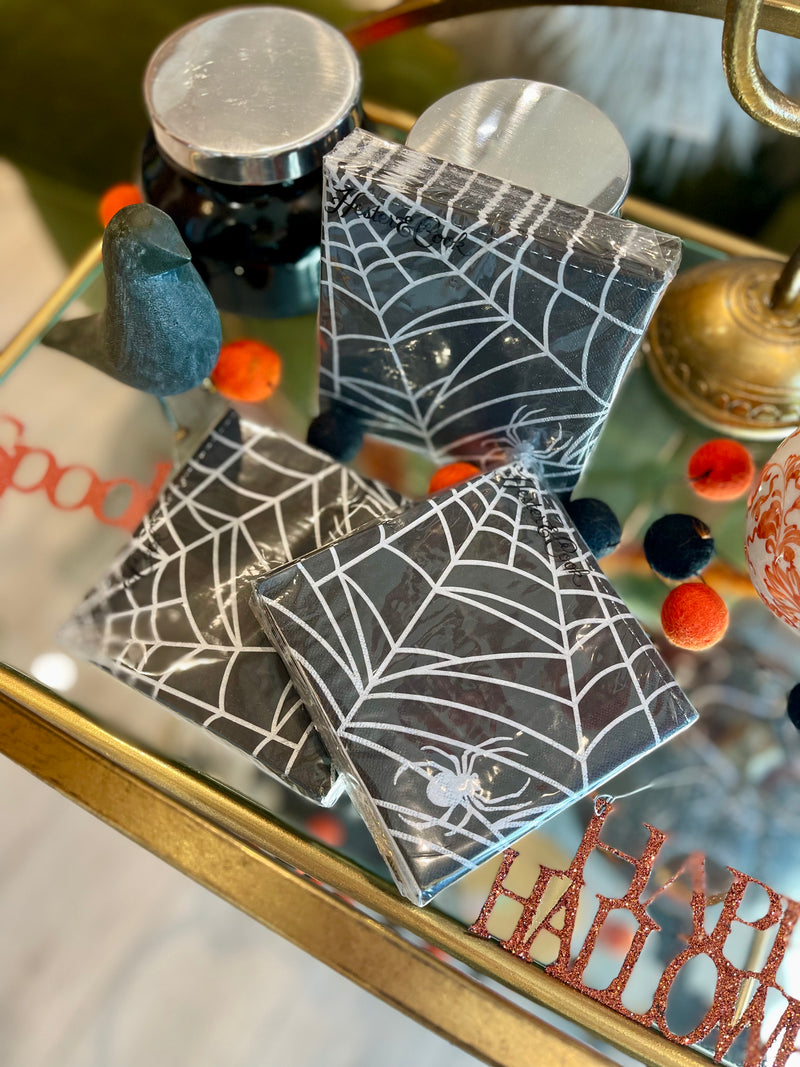 Spider Web Cocktail Napkins