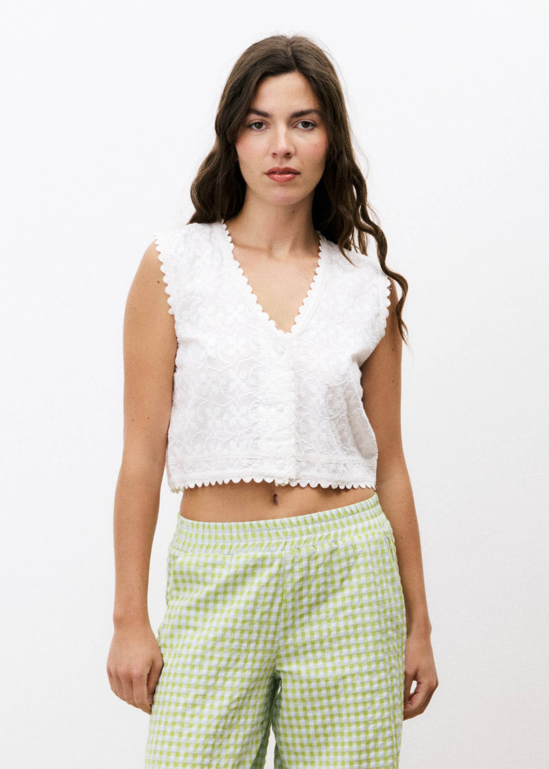 Frnch Paris Maeve Top Blanc