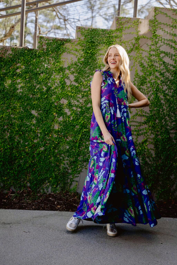 Britton Court Josie Purple Maxi Dress