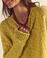 Free People Opal Sweater in Mango Mint