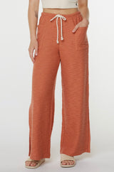 Roxy Beach Breeze Fleece Bottom in Rust