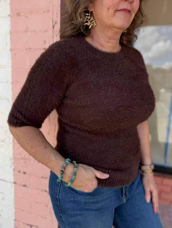Greylin Odette Fuzzy Top