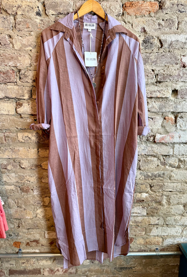 Bel Kazan Gia Stripe Kaftan